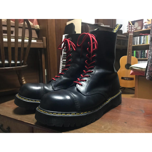 Dr.Martens スチールトゥ 10ホールブーツ UK11 最終値下げ