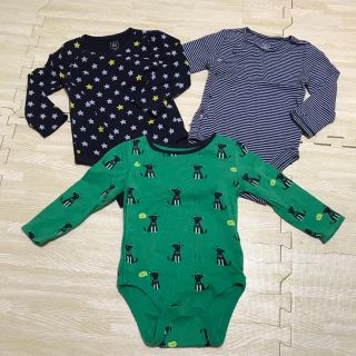 ベビーギャップ(babyGAP)のbaby GAP☆ロンパース  3点セット 80(ロンパース)