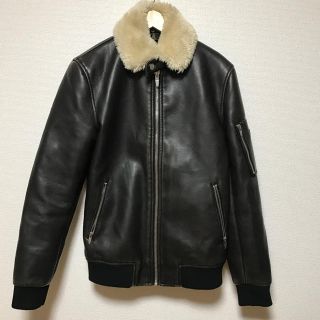 ザラ(ZARA)のZARA フェイクレザージャケット US Sサイズ(ライダースジャケット)