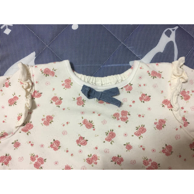 キムラタン(キムラタン)の裏起毛 チュニック 100 キッズ/ベビー/マタニティのキッズ服女の子用(90cm~)(Tシャツ/カットソー)の商品写真