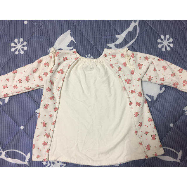 キムラタン(キムラタン)の裏起毛 チュニック 100 キッズ/ベビー/マタニティのキッズ服女の子用(90cm~)(Tシャツ/カットソー)の商品写真