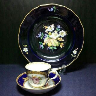 マイセン(MEISSEN)の★lamu様【アンティーク マイセン】①C&S　②ブラウンスドルフ　コバルト花絵(食器)