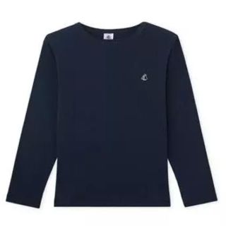 プチバトー(PETIT BATEAU)の新品☆プチバトー  5ans 110cm ロゴ入り 長袖Tシャツ(Tシャツ/カットソー)