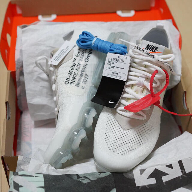 VAPORMAX FLYKNIT THE TEN Off-White 27.5 靴/シューズ SALEセール