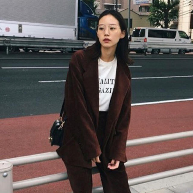 moussy(マウジー)のMOUSSY 新作 CORDUROY SINGLE JACKET 新品 レディースのジャケット/アウター(テーラードジャケット)の商品写真