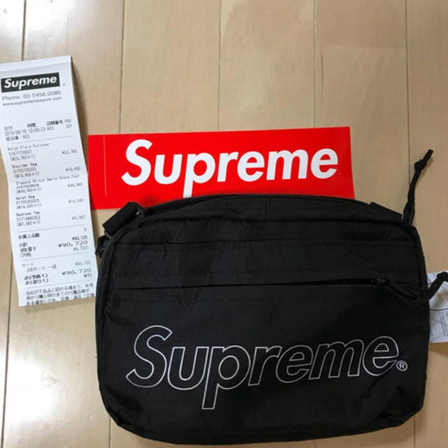 【黒】Supreme 18AW Shoulder Bag