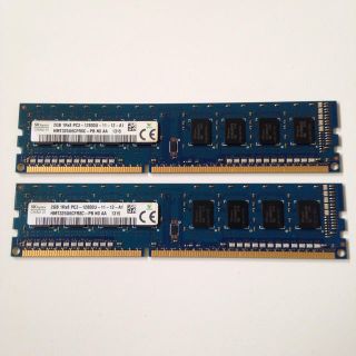 2GB 1Rx8 PC3-12800U 2枚組(PCパーツ)