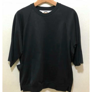 サンシー(SUNSEA)のSUNSEA 18SS Trek's T サイズ2 BLACK 極美品 サンシー(Tシャツ/カットソー(半袖/袖なし))