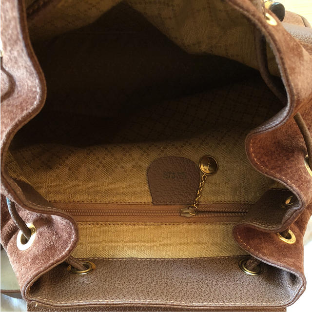 Gucci(グッチ)のGUCCI  スエード バンブーリュック レディースのバッグ(リュック/バックパック)の商品写真