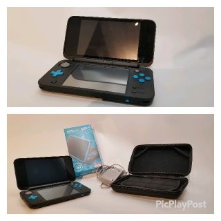 ニンテンドー2DS(ニンテンドー2DS)のNewニンテンドー2DS LL ブラック×ターコイズ(携帯用ゲーム機本体)