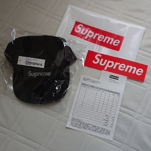 supremeキャップNappedCanvasCampCapブラック