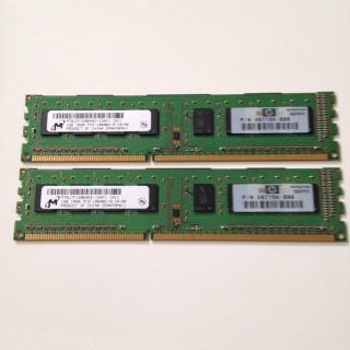 1GB 1Rx8 PC3-10600U 2枚組(PCパーツ)