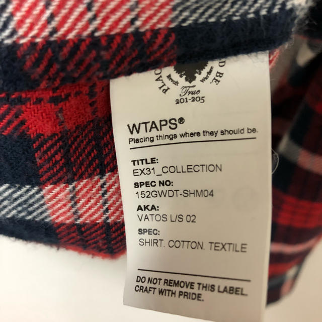 W)taps(ダブルタップス)の【限定値下げ】wtaps 15aw vatos シャツ 大人気 Mサイズ メンズのトップス(シャツ)の商品写真