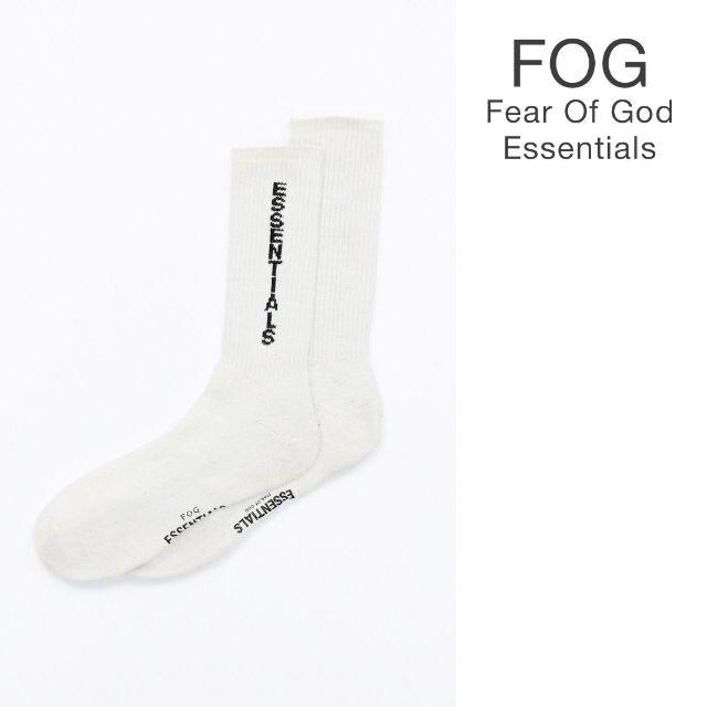 FEAR OF GOD(フィアオブゴッド)の込 Fog Essentials socks ソックス  白 メンズのレッグウェア(ソックス)の商品写真