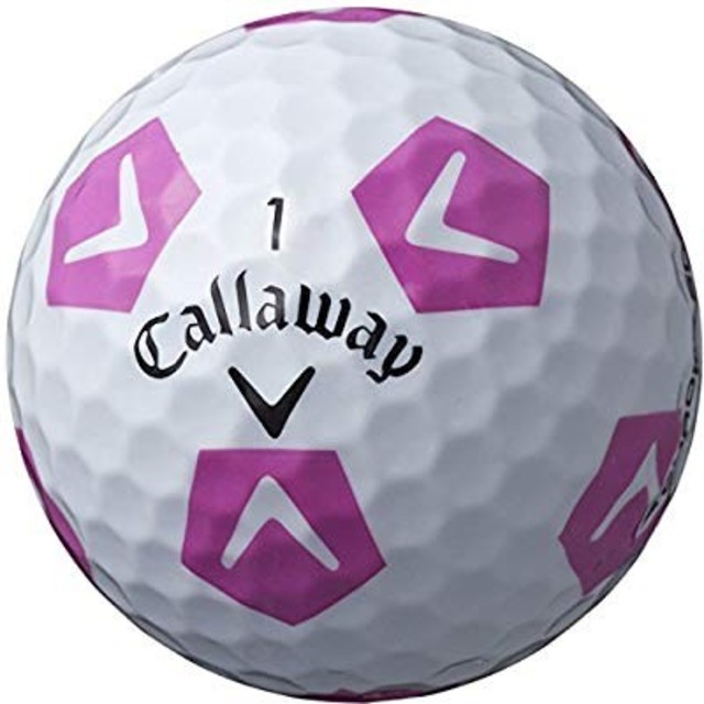 Callaway(キャロウェイ)の数量限定品 キャロウェイ クロムソフト シェブ  ホワイト/ピンク 2ダース スポーツ/アウトドアのゴルフ(その他)の商品写真