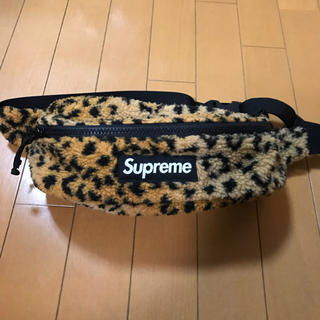 シュプリーム(Supreme)のSupreme leopard fleece waist bag(ウエストポーチ)