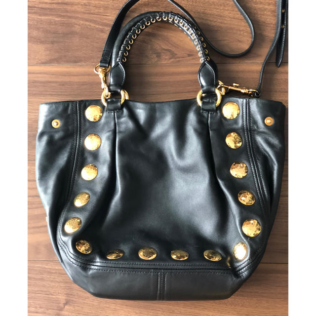 miumiu スタッズバック????ハンドバッグ