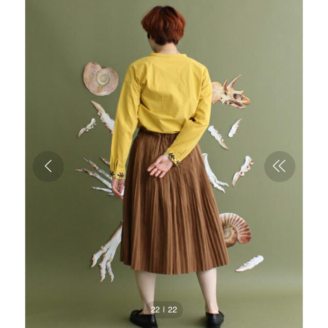 PAR ICI(パーリッシィ)の◉PAR ICI スエードライク　プリーツスカート レディースのスカート(ロングスカート)の商品写真