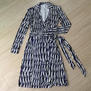 ダイアンフォンファステンバーグ(DIANE von FURSTENBERG)のDVF ジャージードレス 未使用(ひざ丈ワンピース)