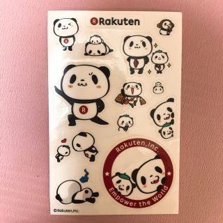 ラクテン(Rakuten)の楽天 お買いものパンダ シール(キャラクターグッズ)