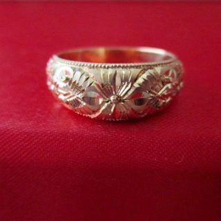 18K18金 デザイン リング 14号 6.96g 新品(リング(指輪))