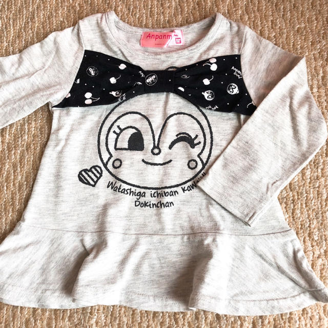 アンパンマン(アンパンマン)のアンパンマン 長袖シャツ キッズ/ベビー/マタニティのキッズ服女の子用(90cm~)(Tシャツ/カットソー)の商品写真