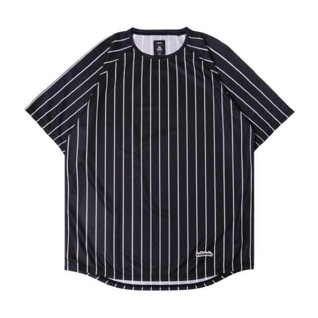 【新品】ballaholic - STRIPE COOL Tee L スポーツ/アウトドアのスポーツ/アウトドア その他(バスケットボール)の商品写真