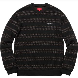 シュプリーム(Supreme)のsupreme（シュプリーム）Dash Stripe Crewneck(スウェット)