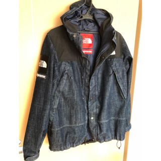 シュプリーム(Supreme)のSUPREME THE NORTH FACE denim dot(マウンテンパーカー)