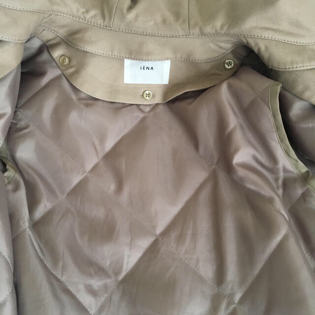 IENA(イエナ)のイエナ コットンノーカラーフード付きコート レディースのジャケット/アウター(ロングコート)の商品写真