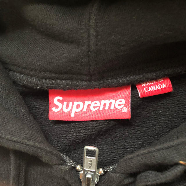 supreme ジップアップパーカー S