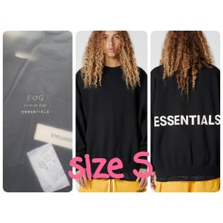 フィアオブゴッド(FEAR OF GOD)の値下げ FOG ESSENTIALS CREW NECK SWEAT Sサイズ(スウェット)