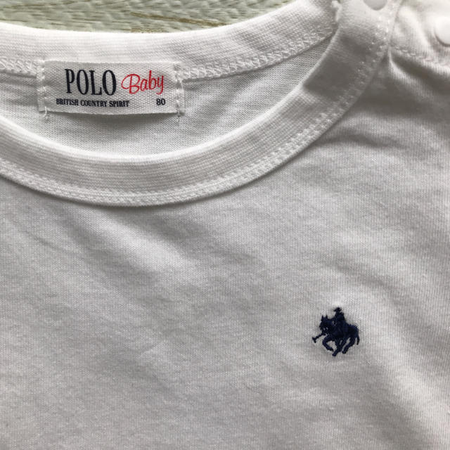 POLO RALPH LAUREN(ポロラルフローレン)の新品未使用 POLOBaby 長袖トップス キッズ/ベビー/マタニティのベビー服(~85cm)(トレーナー)の商品写真