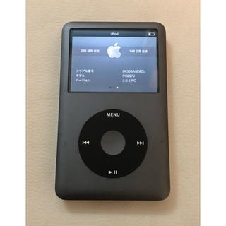 アップル(Apple)のiPod classic 160GB(ポータブルプレーヤー)