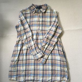 ギャップ(GAP)のシャツワンピ 女の子(ワンピース)