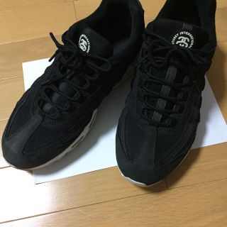 ステューシー(STUSSY)のstussy ❌ airmax95 35周年  ブラック(スニーカー)