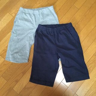 ムジルシリョウヒン(MUJI (無印良品))の【無印良品】ハーフスウェットパンツ　２枚組　Sサイズ(ショートパンツ)