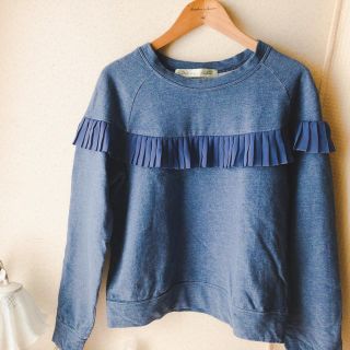 ドットアンドストライプスチャイルドウーマン(Dot&Stripes CHILDWOMAN)の♡ Dot＆Stripes プリーツトレーナー♡(トレーナー/スウェット)