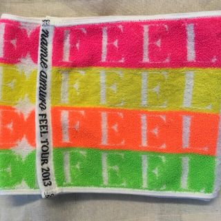 安室ちゃん FEEL ツアー タオル 白 [FC限定色](ミュージシャン)