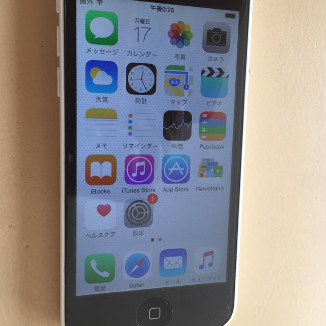 iPhone 5C 16GB white Softbank