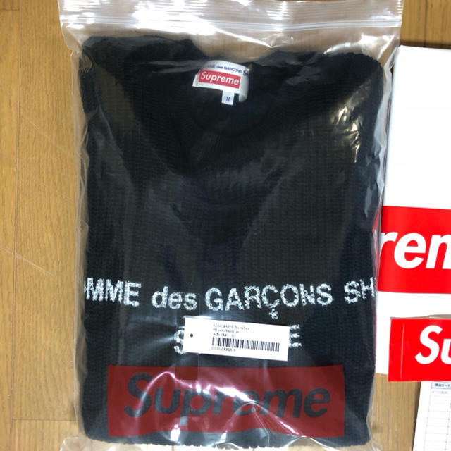 Supreme Comme des Garons SHIRT sweater Mカラーblack