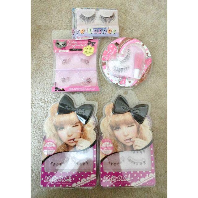Dolly wink(ドーリーウィンク)のつけまつげセット★Dolly Winkドーリーウインク益若つばさ他 コスメ/美容のベースメイク/化粧品(つけまつげ)の商品写真