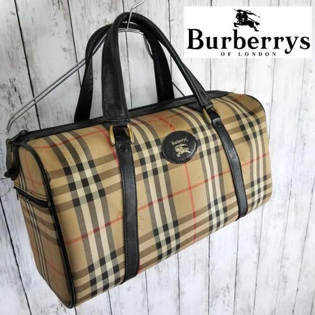 BURBERRY(バーバリー)のBURBERRYS バーバリー ボストン ノバチェック ブラック レディースのバッグ(ボストンバッグ)の商品写真