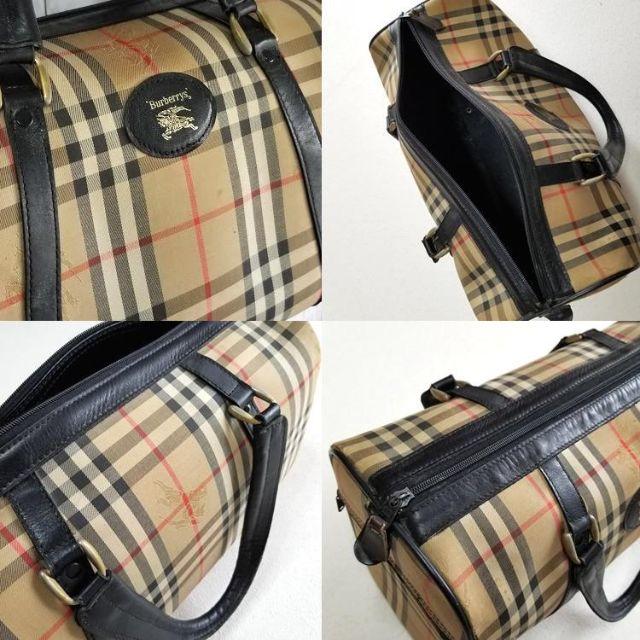 BURBERRY(バーバリー)のBURBERRYS バーバリー ボストン ノバチェック ブラック レディースのバッグ(ボストンバッグ)の商品写真