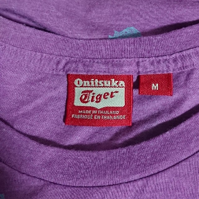 Onitsuka Tiger(オニツカタイガー)のオニツカタイガー 虎柄Tシャツ パープル レディースのトップス(Tシャツ(半袖/袖なし))の商品写真
