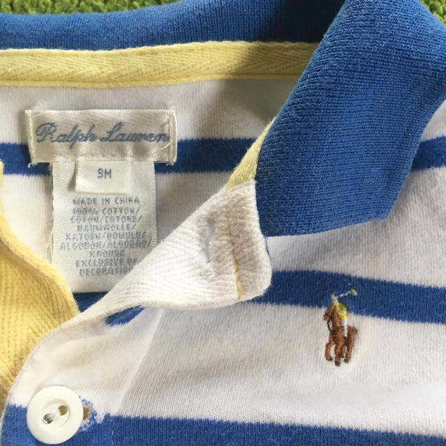 Ralph Lauren(ラルフローレン)のラルフローレン ショートオール9M キッズ/ベビー/マタニティのベビー服(~85cm)(ロンパース)の商品写真