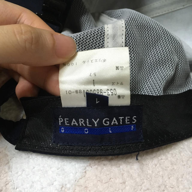 PEARLY GATES(パーリーゲイツ)のPEARLY GATES パーリーゲイツ ネイビー レディース キャップ ゴルフ レディースの帽子(キャップ)の商品写真