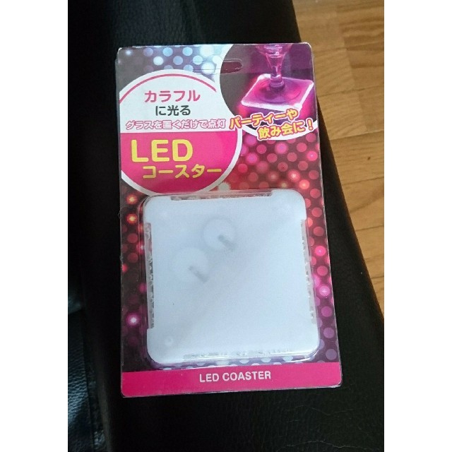 LED コースター 電池付き インテリア/住まい/日用品のライト/照明/LED(その他)の商品写真