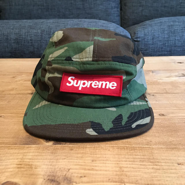 supreme box logo ripstop camp cap camo