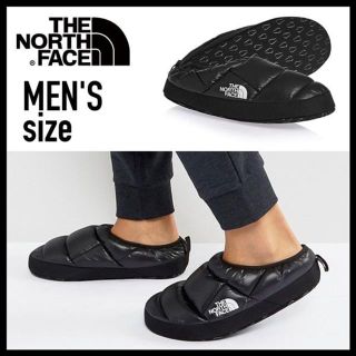 ザノースフェイス(THE NORTH FACE)の新品ノースフェイス保温ダウン軽量テント シューズ黒28-29.5cmルーム(スリッポン/モカシン)